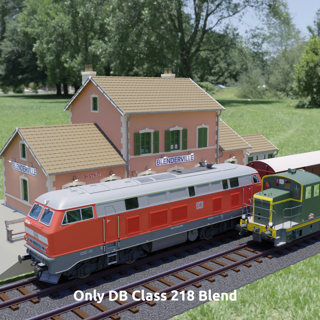 Locomotive diesel DB Classe 218 preview image 1